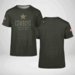 Dallas Cowboys Forest Green 2025 Salute to Service Shirt T