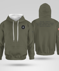 Dallas Cowboys Olive 2025 Salute to Service Hoodie