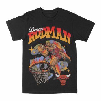 Dennis Rodman "Broken Earth" Graphic T-Shirt