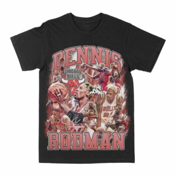 Dennis Rodman The Worm Graphic T-Shirt