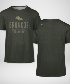 Denver Broncos Forest Green 2025 Salute to Service Shirt