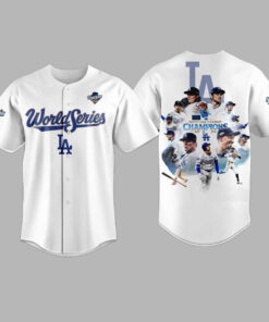 Dodgers 2025 World Series Baseball Jersey