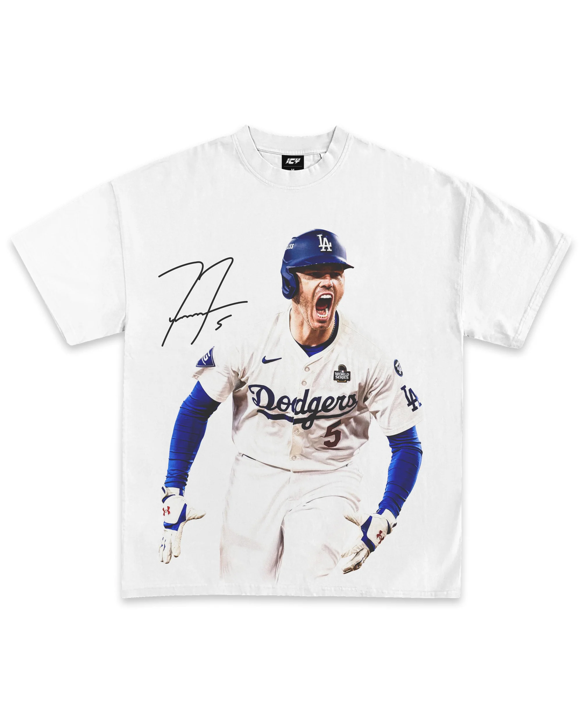 Dodgers Freddie Freeman Graphic T-Shirt Dodgers Freddie Freeman Graphic T-Shirt