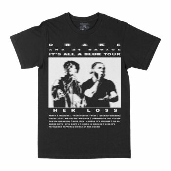Drake/21 Savage It's All A Blur Tour Graphic T-Shirt