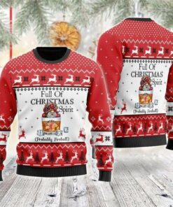 Fireball Full of Christmas Ugly Sweater