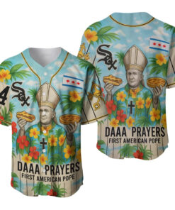 First American Pope Leo-Da Prayers White Sox Pope Baseball Jersey
