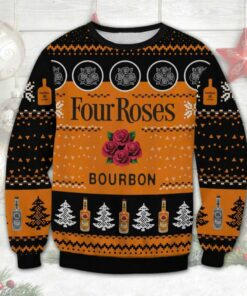 Four Roses Bourbon Christmas Ugly Sweater