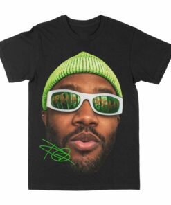 Frank Ocean "Big Face Beanie" Graphic T-Shirt