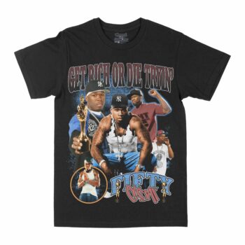 Fifty Cent "Get Rich Or Die Tryin' Graphic T-Shirt