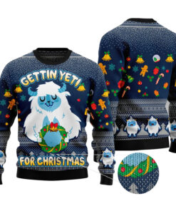 Gettin Yeti For Christmas Ugly Sweater