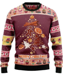 Gingerbread Christmas Tree Ugly Sweater