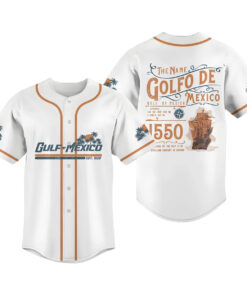 Golfo De México 1550 Retro Baseball Jersey