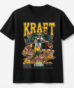 Green Bay Packers Tucker Kraft Euphoria Retro T-Shirt