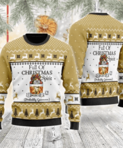 Guinness Full of Christmas Ugly Sweater