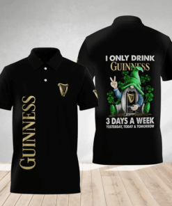 Guinness St Patrick's Gnome Polo Shirt