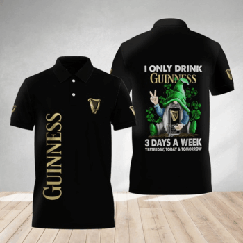 Guinness St Patrick's Gnome Polo Shirt