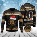 Guinness Bottle Santa Ugly Sweater