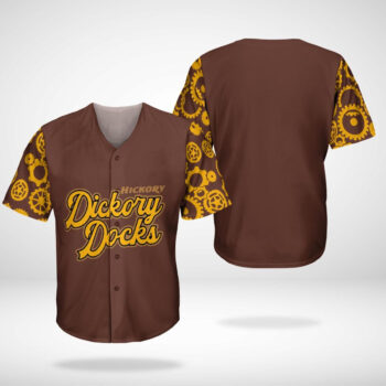 Hickory Crawdads Replica Hickory Dickory Docks Baseball Jersey