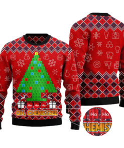 Ho Ho Ho Oh Chemistree Ugly Christmas Sweater