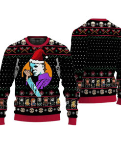 Horror Characters Halloween Ugly Sweater