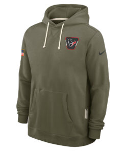 Houston Texans Olive 2025 Salute to Service Hoodie