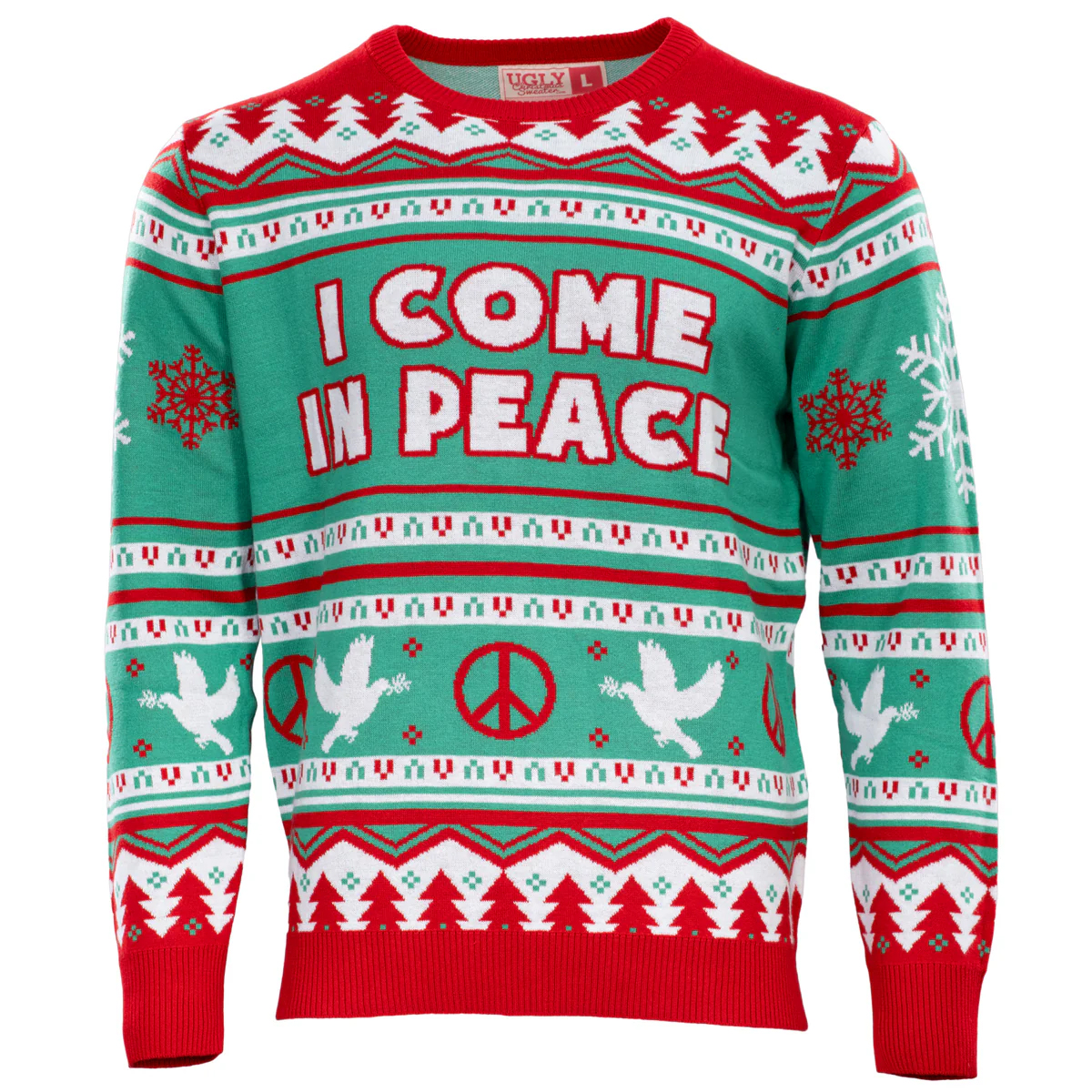 I Come in Peace Ugly Christmas Sweater I Come in Peace Ugly Christmas Sweater