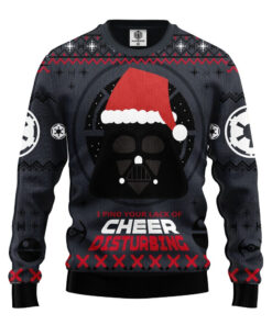 I Find Your Lack Of Cheer Disturbing Ugly Christmas Sweater