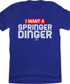 I Want a Springer Dinger T-Shirt Blue