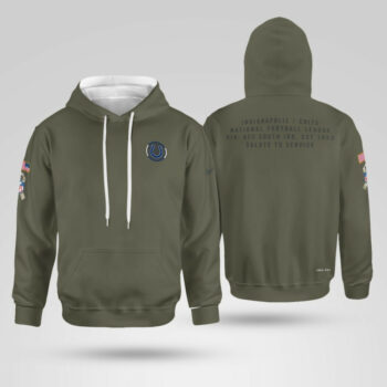 Indianapolis Colts Olive 2025 Salute to Service Hoodie
