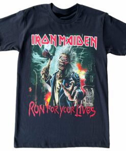 Iron Maiden "Run For Your Lives" Graphic T-Shirt