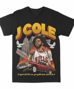 J. Cole "Chicago" Graphic T-Shirt