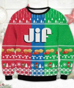 JIF Christmas Ugly Sweater