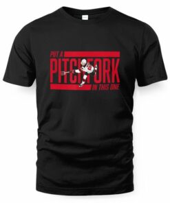 Jack Hughes Put a Pitchfork in This One T-Shirt