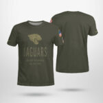 Jacksonville Jaguars Forest Green 2025 Salute to Service T-Shirt