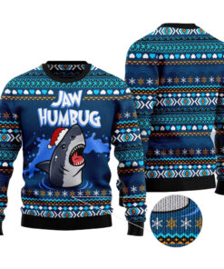 Jaw Humbug Ugly Christmas Sweater
