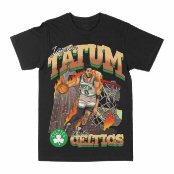 Jayson Tatum "Getting Buckets" Graphic T-Shirt