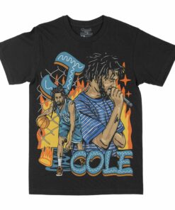 J. Cole "Fire" Graphic T-Shirt