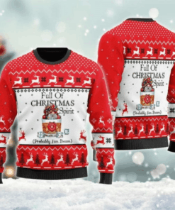 Jim Beam Full of Christmas Ugly Sweater
