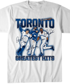 Joe Carter, Jose Bautista, & George Springer Toronto's Greatest Hits T-Shrit