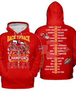 Kansas City Chiefs Back To Back Super Bowl Champions Shirt Hoodie