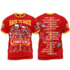 Kansas City Chiefs Back To Back Super Bowl Champions T-Shirt