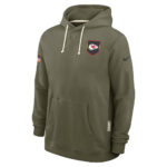 Kansas City Chiefs Olive 2025 Salute to Service Hoodie