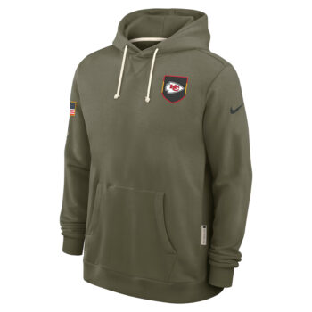 Kansas City Chiefs Olive 2025 Salute to Service Hoodie