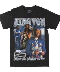 King Von RIP Graphic T-Shirt