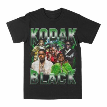 Kodak Black Green Graphic T-Shirt