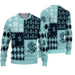 Kraken Ice Hockey Christmas Ugly Sweater