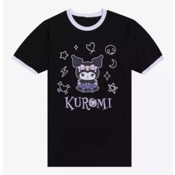 Kuromi's Mischief Mansion Ringer T-Shirt