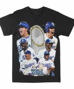 LA Dodgers World Series Champions 2024 Graphic T-Shirt
