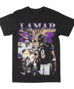 Lamar Jackson "8" Graphic T-Shirt