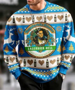 Langerbier Hell Christmas Heart Ugly Sweater